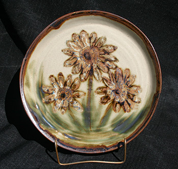 Sunflower Round Plate
